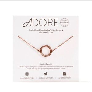 Adore by Swarovski Organic Circle Bracelet NWT